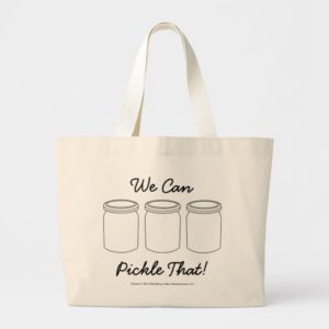 We Can Pickle That! Natural Jumbo Tote