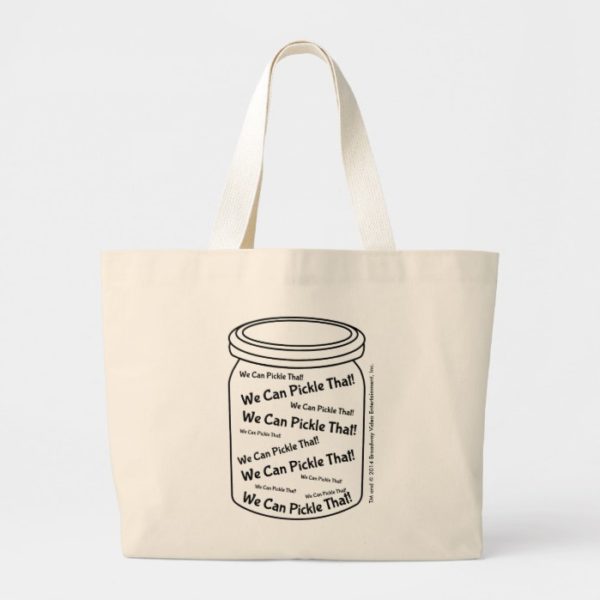We Can Pickle That! Natural Jumbo Tote