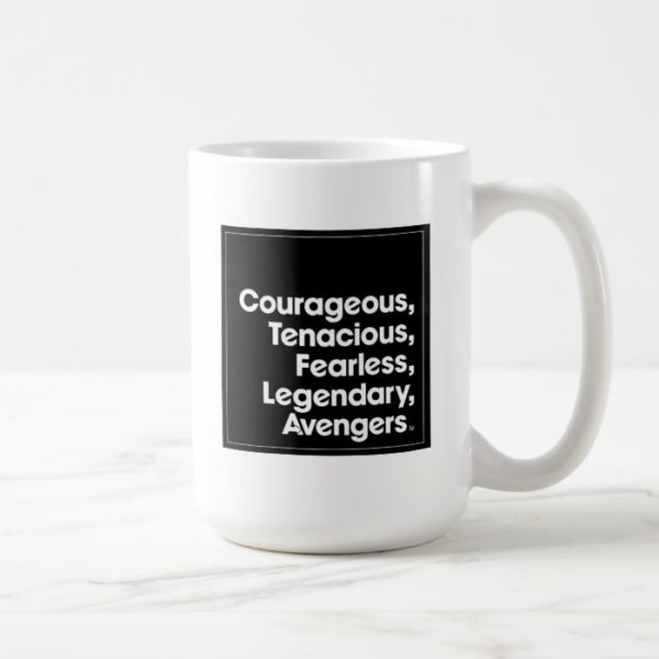 Avengers: Endgame | Avengers Adjective Typography Coffee Mug