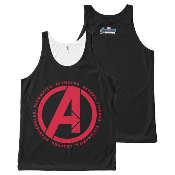 Avengers: Endgame | Avengers Attributes Logo All-Over-Print Tank Top