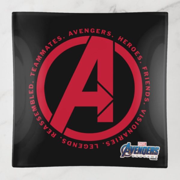 Avengers: Endgame | Avengers Attributes Logo Trinket Trays