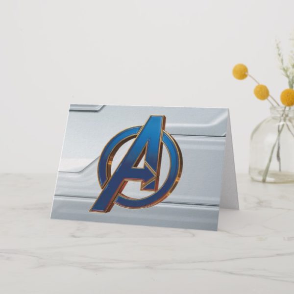 Avengers: Endgame | Avengers Blue & Gold Logo Card
