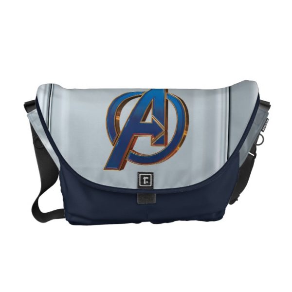 Avengers: Endgame | Avengers Blue & Gold Logo Courier Bag