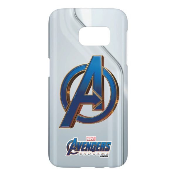Avengers: Endgame | Avengers Blue & Gold Logo Samsung Galaxy S7 Case