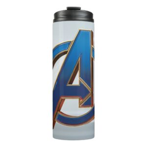 Avengers: Endgame | Avengers Blue & Gold Logo Thermal Tumbler