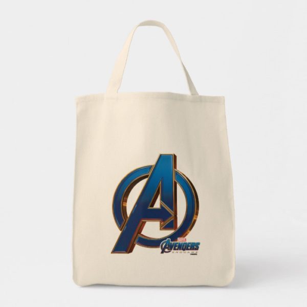 Avengers: Endgame | Avengers Blue & Gold Logo Tote Bag
