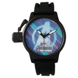 Avengers: Endgame | Avengers Blue Logo Pattern Watch