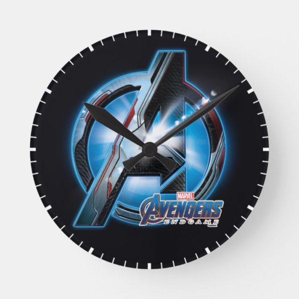 Avengers: Endgame | Avengers Hi-Tech Logo Round Clock