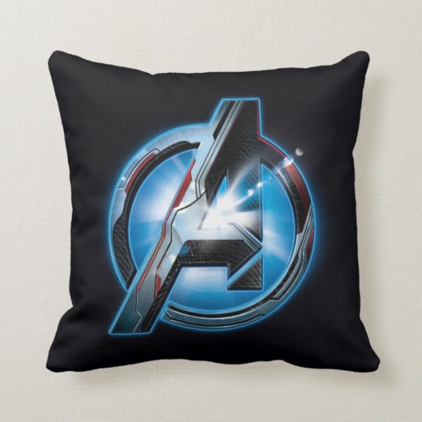 Avengers: Endgame | Avengers Hi-Tech Logo Throw Pillow