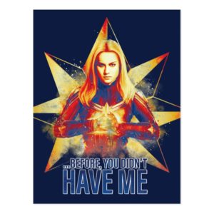 Avengers: Endgame | "Before, You Didn't Have Me" Postcard