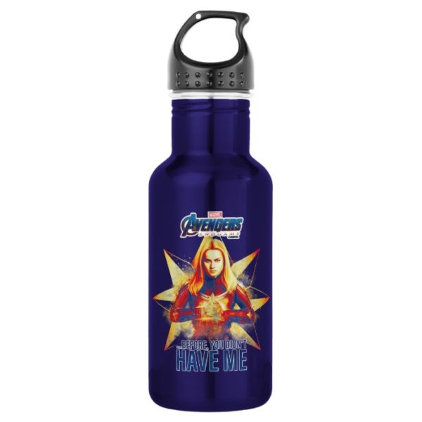 Avengers: Endgame | "Before, You Didn't Have Me" Stainless Steel Water Bottle