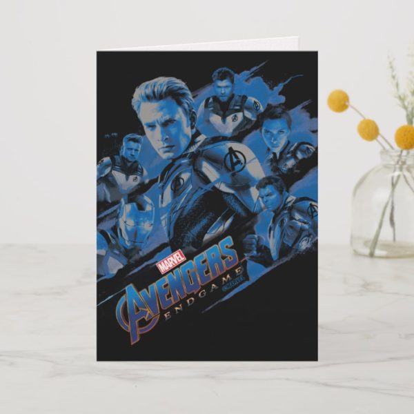 Avengers: Endgame | Blue Avengers Group Graphic Card