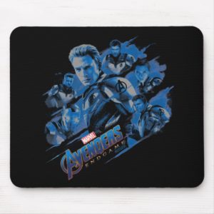 Avengers: Endgame | Blue Avengers Group Graphic Mouse Pad