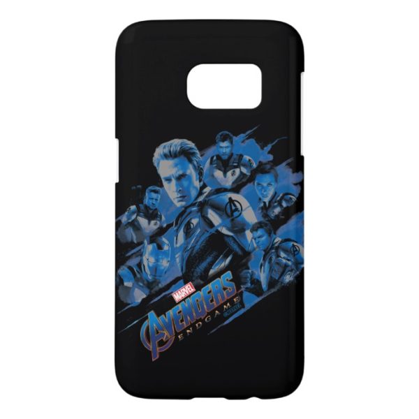 Avengers: Endgame | Blue Avengers Group Graphic Samsung Galaxy S7 Case