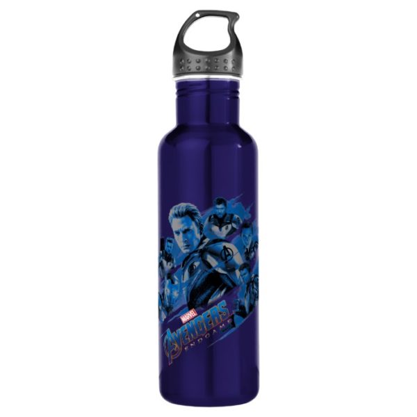 Avengers: Endgame | Blue Avengers Group Graphic Stainless Steel Water Bottle