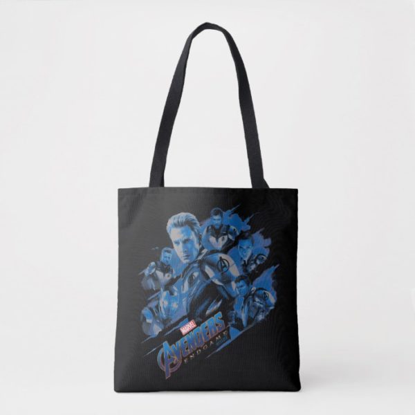 Avengers: Endgame | Blue Avengers Group Graphic Tote Bag