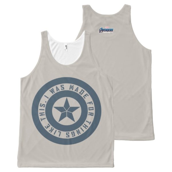 Avengers: Endgame | Captain America "I Was Made" All-Over-Print Tank Top