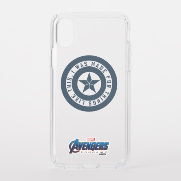 Avengers: Endgame | Captain America "I Was Made" Speck iPhone Case