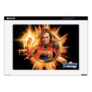 Avengers: Endgame | Captain Marvel Avengers Logo 15" Laptop Decal