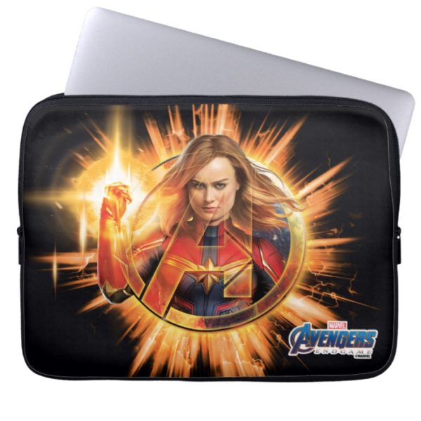 Avengers: Endgame | Captain Marvel Avengers Logo Computer Sleeve