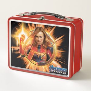 Avengers: Endgame | Captain Marvel Avengers Logo Metal Lunch Box
