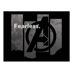 Avengers: Endgame | "Fearless" Avengers Logo Postcard