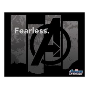 Avengers: Endgame | "Fearless" Avengers Logo Poster