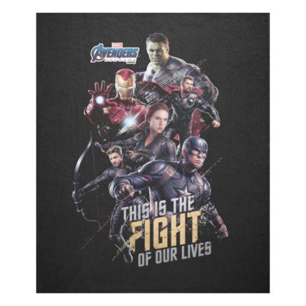 Avengers: Endgame | "Fight Of Our Lives" Avengers Fleece Blanket