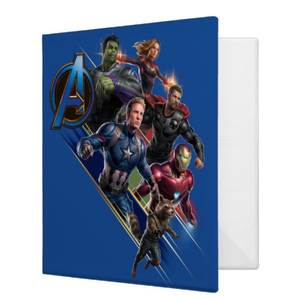 Avengers: Endgame | Group With Blue Logo 3 Ring Binder