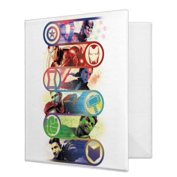Avengers: Endgame | Heroes & Icons Graphic 3 Ring Binder