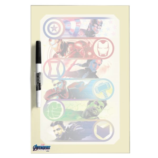 Avengers: Endgame | Heroes & Icons Graphic Dry Erase Board