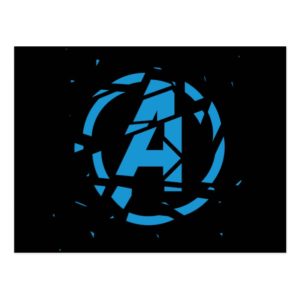 Avengers: Endgame | Splintered Avengers Logo Postcard