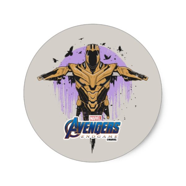 Avengers: Endgame | Thanos Armor Graphic Classic Round Sticker