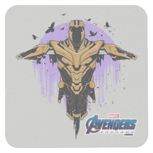 Avengers: Endgame | Thanos Armor Graphic Square Paper Coaster