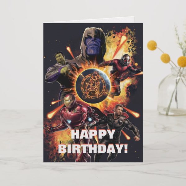 Avengers: Endgame | Thanos & Avengers Fire Graphic Card