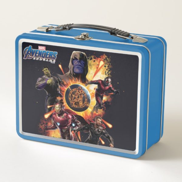 Avengers: Endgame | Thanos & Avengers Fire Graphic Metal Lunch Box
