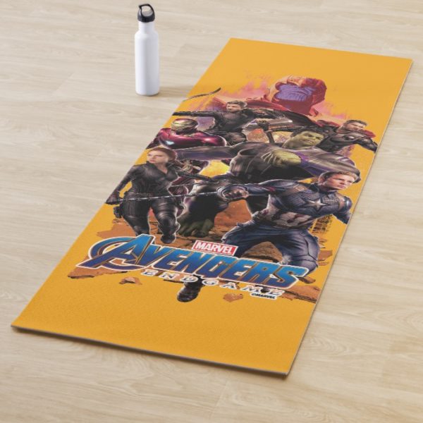 Avengers: Endgame | Thanos & Avengers Run Graphic Yoga Mat