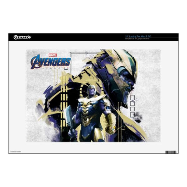 Avengers: Endgame | Thanos Character Graphic 15" Laptop Decal