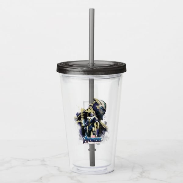 Avengers: Endgame | Thanos Character Graphic Acrylic Tumbler