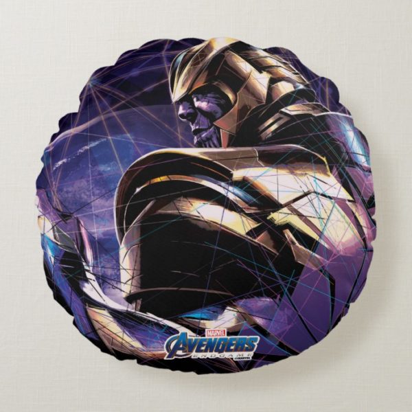 Avengers: Endgame | Thanos Fractured Graphic Round Pillow