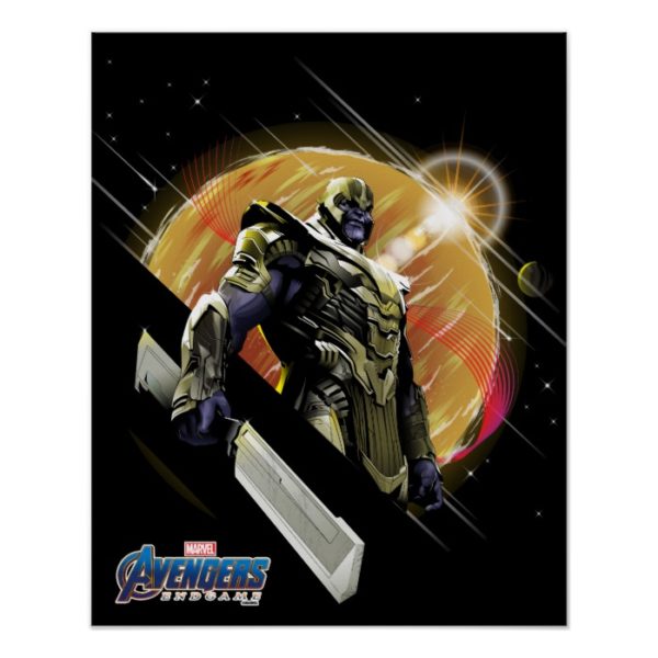 Avengers: Endgame | Thanos Planetary Graphic Poster