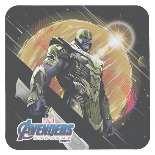 Avengers: Endgame | Thanos Planetary Graphic Square Paper Coaster