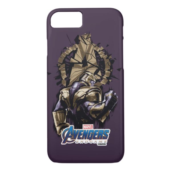 Avengers: Endgame | Thanos Shattered Avengers Logo Case-Mate iPhone Case
