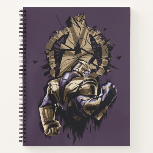 Avengers: Endgame | Thanos Shattered Avengers Logo Notebook
