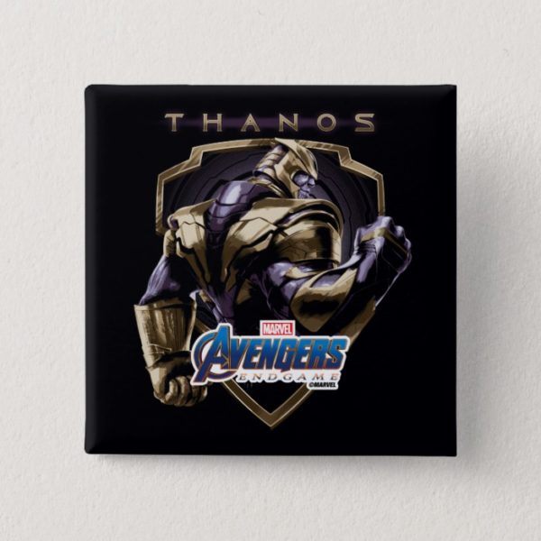 Avengers: Endgame | Thanos Shield Graphic Button