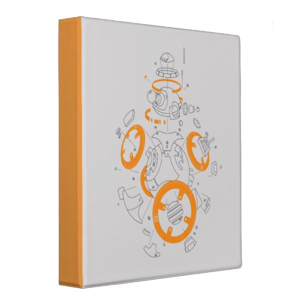 BB-8 Exploded View Drawing 3 Ring Binder