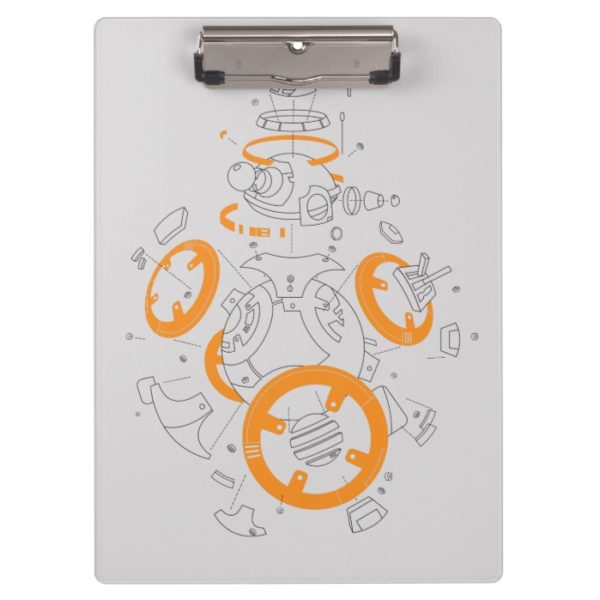 BB-8 Exploded View Drawing Clipboard