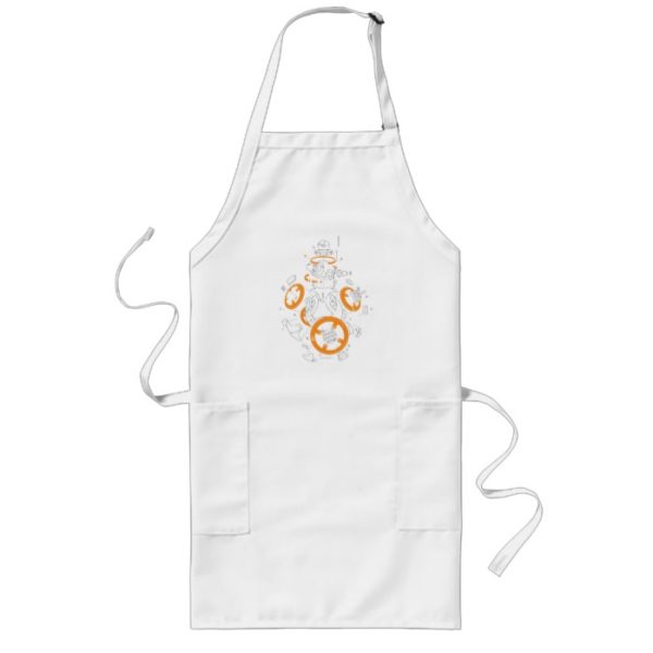 BB-8 Exploded View Drawing Long Apron