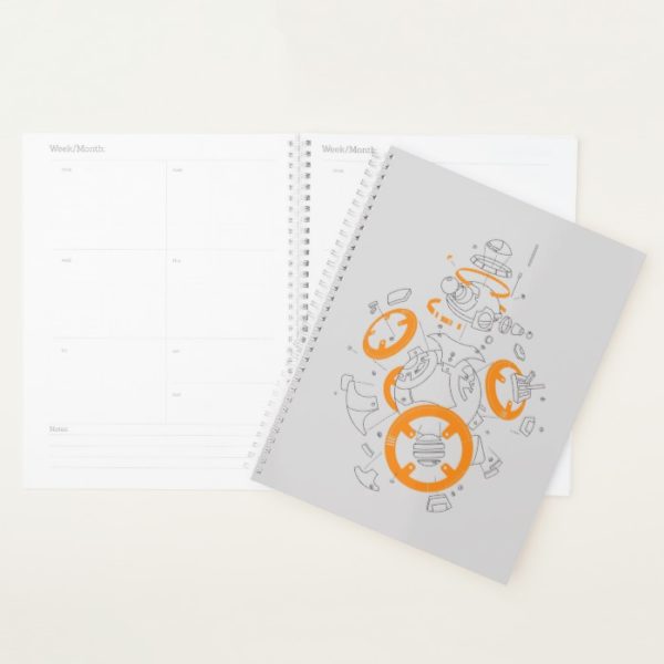 BB-8 Exploded View Drawing Planner