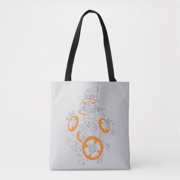 BB-8 Exploded View Drawing Tote Bag